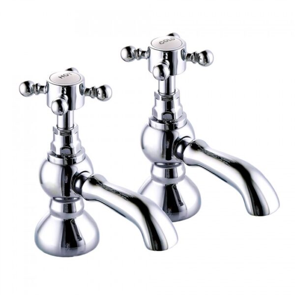 F2 Heritage DualFlow Pillar Taps