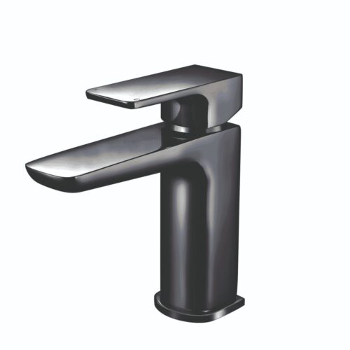 Obsidian Matt Black Basin Mixer